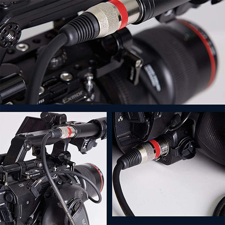 1.8m 3-Pin XLR Male to XLR Female MIC Shielded Cable Microphone Audio Cord, Length: 1.8m (Red)