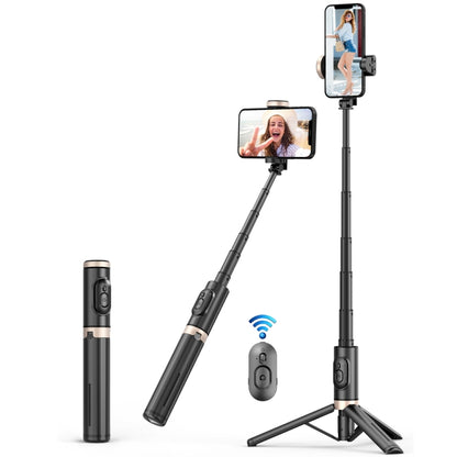 Bluetooth Remote Control Tripod Selfie Stick