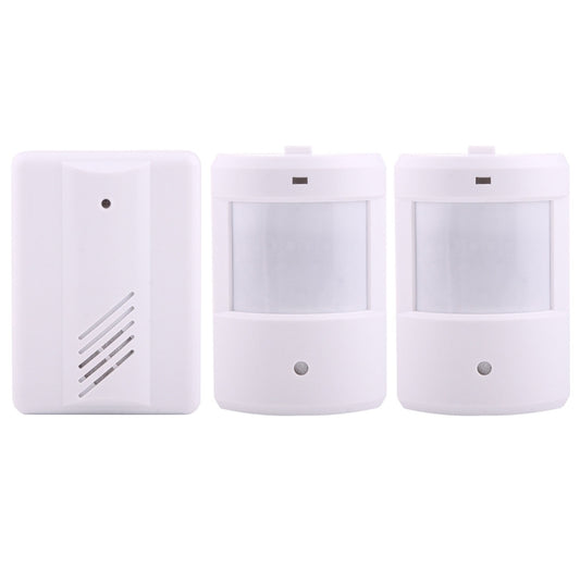 YF-0156 طقم نظام كشف عن بعد لاسلكي آمن من 1 إلى 2 للاستخدام المنزلي والمكتبي، جهاز استقبال واحد + جهازي كشف، YF-0156