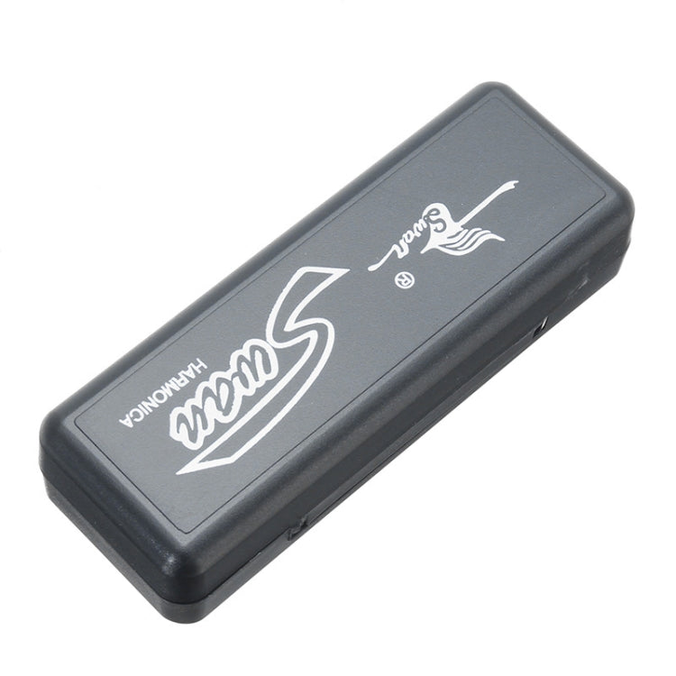 Swan SW1020-7 10 Holes Diatonic Blues Harp Harmonica Adult Student Children Beginner Instruments, SW1020-7 10 Holes Polyphonic Harmonica
