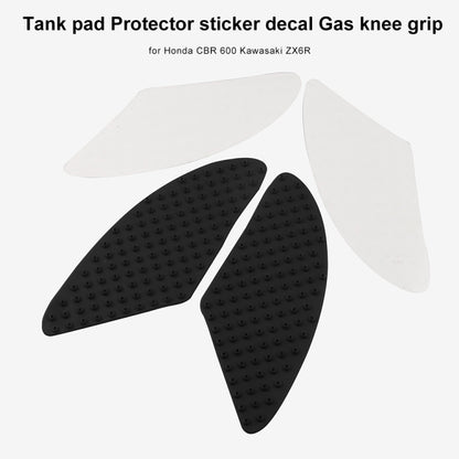 MB-OC024 Motorcycle Modification Accessories Pasteable Tank Anti-slip Side Insulation Protection Pad for Yamaha / Kawasaki / Honda, For Yamaha / Kawasaki / Honda