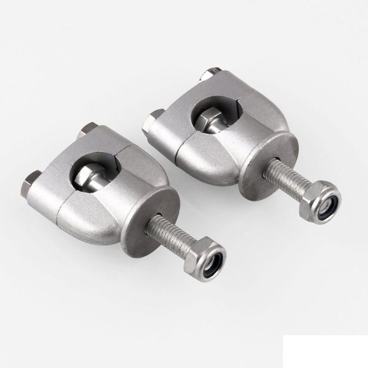 MB-MH027-S Universal Motorcycle Aluminum + Iron 22mm Single Hole Handlebar Fixed Bracket, MB-MH027-S