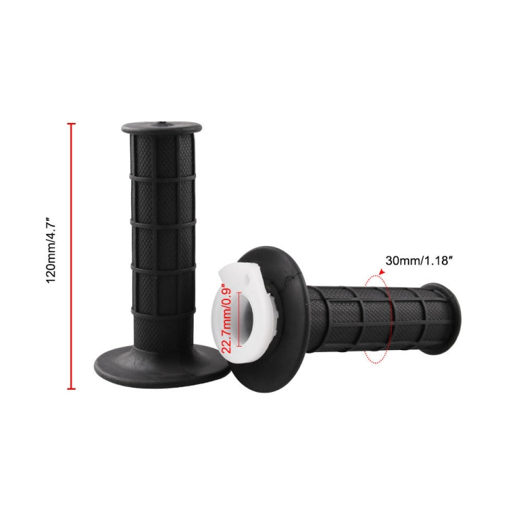 MB-MH028-BK Motorcycle Grips 22mm Handle Throttle Clamp Hand Grip with Throttle Cable  for 110-250CC ATV Quad Pit Dirt Bike Motocross Racing, MB-MH028-BK