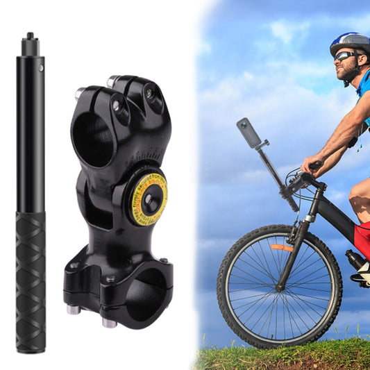 Motorcycle Bicycle Handlebar Fixture Mount Camera Bracket Adapter with Monopod Stand, Bicycle Handlebar Fixture Mount with Monopod