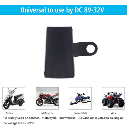 Motorcycle Waterproof DC 8-32V 5V / 1.2A Rearview Mirror USB Phone Charger Adapter, with Indicator Light, 1 USB Port