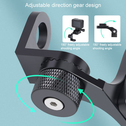حامل هاتف من سبائك الألومنيوم بمقود دراجة نارية من RUIGPRO لكاميرات GoPro وInsta360 وDJI وغيرها من كاميرات الحركة