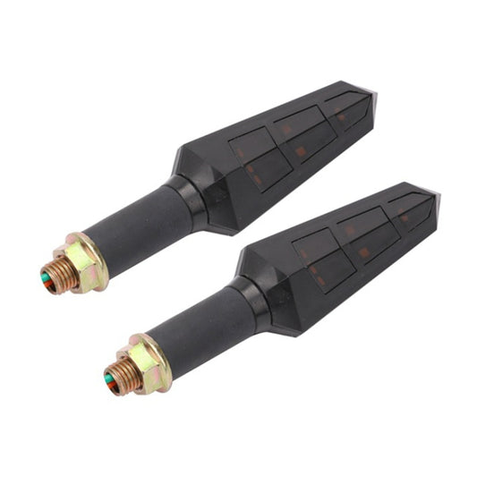 مصباح إشارة انعطاف للدراجات النارية من سبيدبارك، 6 مصابيح LED، HF015