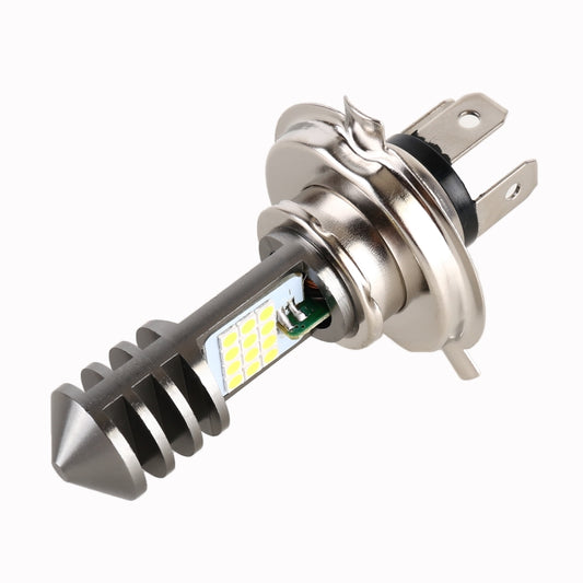 مصباح أمامي للدراجات النارية H4 بجهد 12 فولت تيار مستمر / 7.4 واط مزود بـ 24 مصباح LED SMD-3030، طراز H4 1 (ضوء أبيض)، طراز H4 1 (أصفر + أبيض)