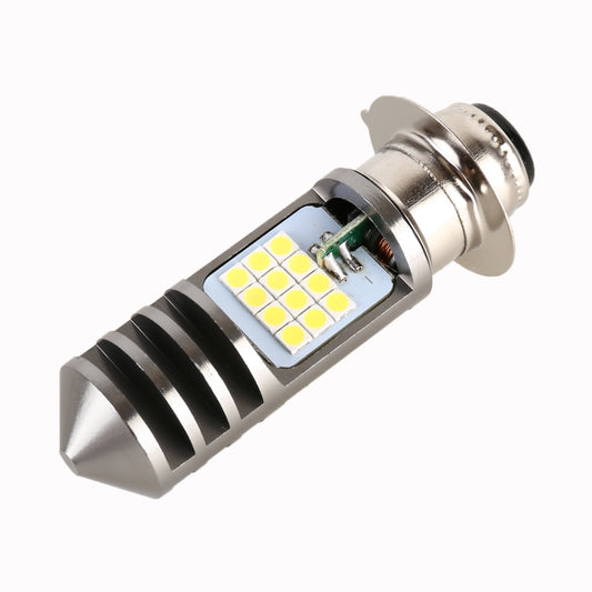 مصباح أمامي للدراجات النارية PX15D بجهد 12 فولت تيار مستمر / 7.4 واط مزود بـ 24 مصباح LED SMD-3030، طراز PX15D 1 (ضوء أبيض)، طراز PX15D 1 (أصفر + أبيض)