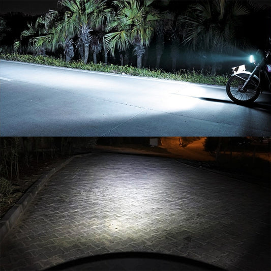 مصباح أمامي للدراجات النارية PX15D بجهد 12 فولت تيار مستمر / 7.4 واط مزود بـ 24 مصباح LED SMD-3030، طراز PX15D 1 (ضوء أبيض)، طراز PX15D 1 (أصفر + أبيض)