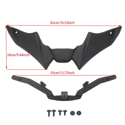 For Yamaha MT-09 2021-2023 Motorcycle Sport Downforce Naked Forntal Spoilers Aerodynamic Wing Deflector