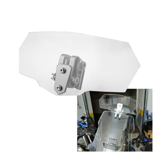 MB-WE024 Universal Motorcycle Modified Acrylic Heightened Windshield, MB-WE024(Black), MB-WE024(Grey), MB-WE024(White)