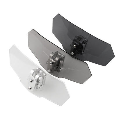 MB-WE024 Universal Motorcycle Modified Acrylic Heightened Windshield, MB-WE024(Black), MB-WE024(Grey), MB-WE024(White)