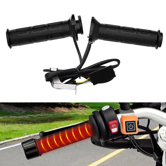 WUPP CS-095D1 Motorcycle Modified Adjustable Temperature Silicone Universal Electric Heating Hand Cover Heated Grip Handlebar, CS-095D1