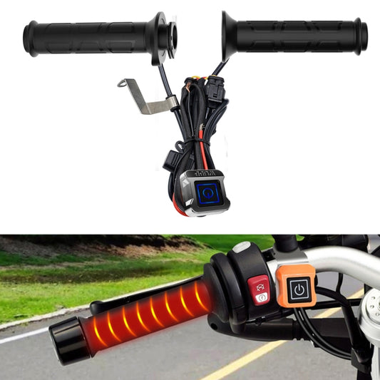 WUPP ZH-983C1 Motorcycle Modified Intelligent Electric Heating Hand Cover Heated Grip Handlebar with Three Gear Temperature Control, ZH-983C1