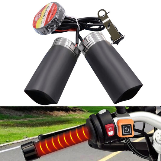 CS-054B1 Third Generation Motorcycle Modified Electric Heating Hand Cover Heated Grip Handlebar, CS-054B1