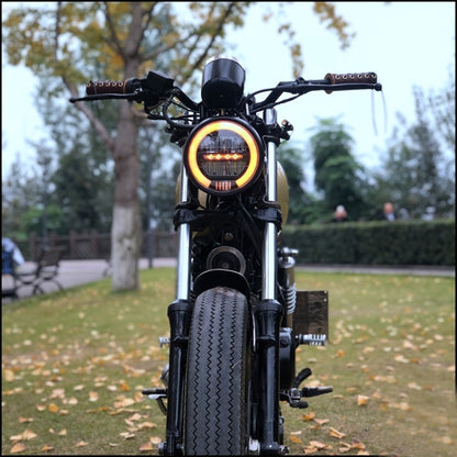 Motorcycle 5.75 inch Harley Headlight Retro Lamp LED Light Modification Accessories, Retro Lamp LED Light