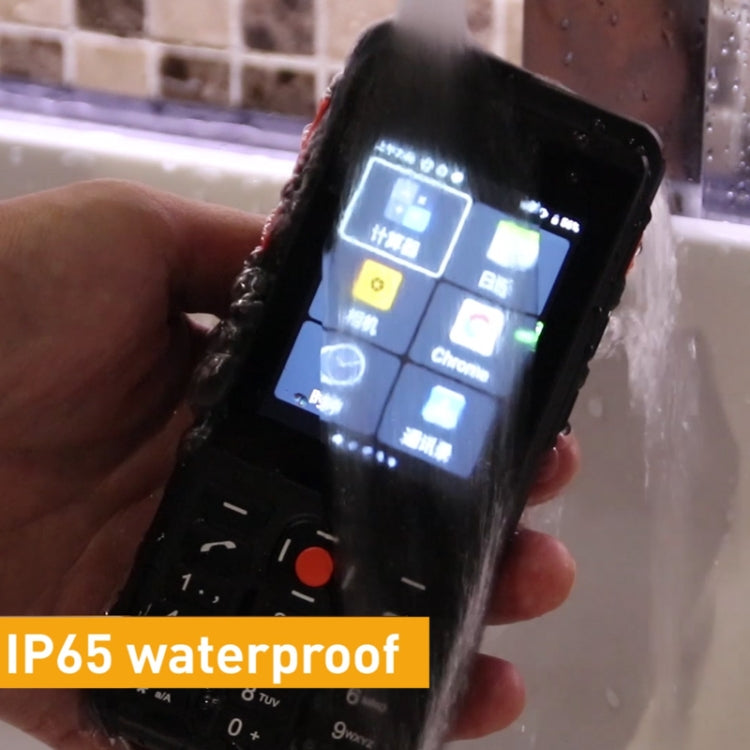 IP65 مقاوم للماء والغبار والصدمات، بطارية 5300 مللي أمبير، 2.8 بوصة أندرويد 9.0 MTK6739 رباعي النواة حتى 1.3 جيجاهرتز، الشبكة: 4G، PTT، DMR، 1 جيجابايت + 8 جيجابايت