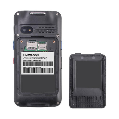 هاتف UNIWA V5N Barcode PDA المتين، 4 جيجابايت + 64 جيجابايت، 5.5 بوصة، أندرويد 12، MediaTek MT6765 Helio P35 ثماني النواة، NFC، شبكة 4G