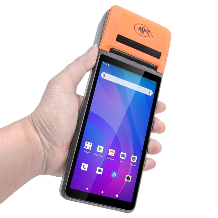 UNIWA V4P الإصدار القياسي، هاتف ذكي محمول باليد بشاشة 6 بوصات، يعمل بنظام NFC، يعمل بنظام Android 13، مع طابعة حرارية، وذاكرة وصول عشوائي (3 جيجابايت) وذاكرة داخلية (16 جيجابايت)، ومعالج Unisoc SC9863a ثماني النواة، وشبكة 4G، إصدار V4P القياسي