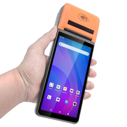 UNIWA V4P الإصدار القياسي، هاتف ذكي محمول باليد بشاشة 6 بوصات، يعمل بنظام NFC، يعمل بنظام Android 13، مع طابعة حرارية، وذاكرة وصول عشوائي (3 جيجابايت) وذاكرة داخلية (16 جيجابايت)، ومعالج Unisoc SC9863a ثماني النواة، وشبكة 4G، إصدار V4P القياسي