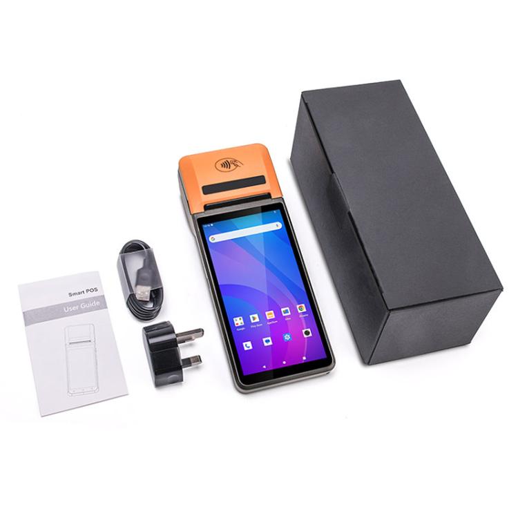 UNIWA V4P الإصدار القياسي، هاتف ذكي محمول باليد بشاشة 6 بوصات، يعمل بنظام NFC، يعمل بنظام Android 13، مع طابعة حرارية، وذاكرة وصول عشوائي (3 جيجابايت) وذاكرة داخلية (16 جيجابايت)، ومعالج Unisoc SC9863a ثماني النواة، وشبكة 4G، إصدار V4P القياسي