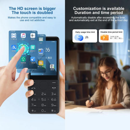 هاتف DOOV Z17 Pro بلوحة مفاتيح، 3 جيجابايت + 32 جيجابايت، شاشة 2.8 بوصة، أندرويد 13، معالج Mediatek MT6762 ثماني النواة، شبكة: 4G، Z17 Pro