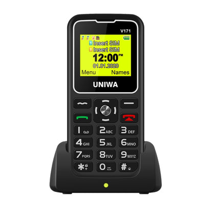 1.77 inch, 1000mAh Battery, 21 Keys, Support Bluetooth, FM, MP3, MP4, GSM, Dual SIM, with Docking Base