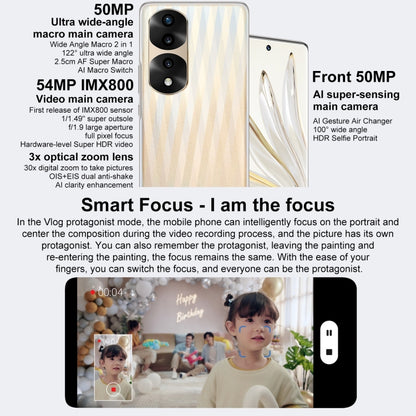 Triple Back Cameras, Screen Fingerprint Identification, 6.78 inch Magic UI 6.1 Dimensity 9000 Octa Core up to 3.05GHz, Network: 5G, OTG, NFC, Not Support Google Play, Honor 70 Pro+ 5G 12GB+256GB