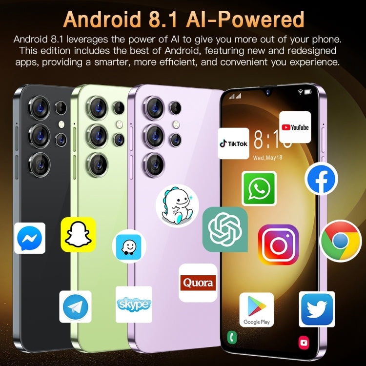 التعرف على الوجه، أندرويد 8.1 MTK6580A رباعي النواة، الشبكة: 3G، OTG، S23Ultra5G / B51