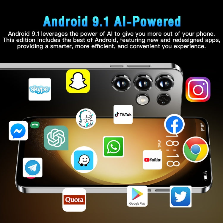 التعرف على الوجه، أندرويد 9.1 MTK6580A رباعي النواة، الشبكة: 3G، S23Ultra / D15