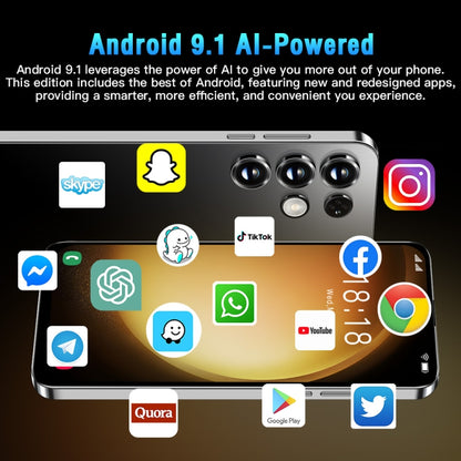 التعرف على الوجه، أندرويد 9.1 MTK6580A رباعي النواة، الشبكة: 3G، S23Ultra / D15