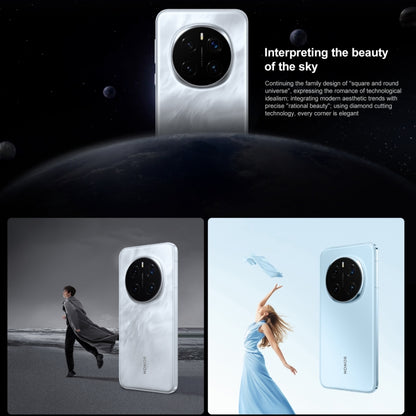 Honor Magic7 Pro، 12 جيجابايت + 256 جيجابايت، شاشة بصمة الإصبع، 6.8 بوصة MagicOS 9.0 / Android 15 Snapdragon 8 Elite 3nm ثماني النواة، الشبكة: 5G، NFC، OTG، لا يدعم Google Play، 12 جيجابايت + 256 جيجابايت