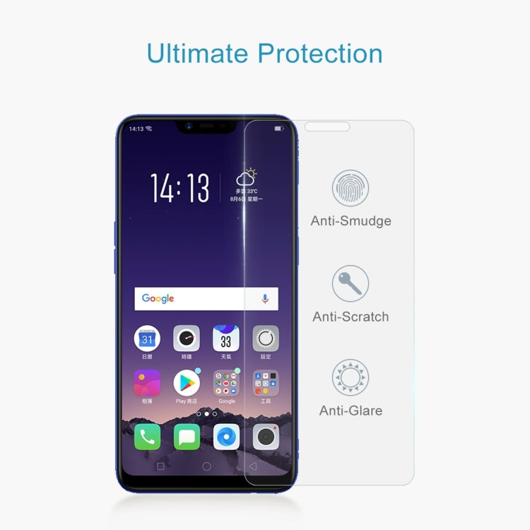 100 PCS 0.26mm 9H 2.5D Tempered Glass Film for OPPO AX5, For OPPO AX5 (100 PCS)