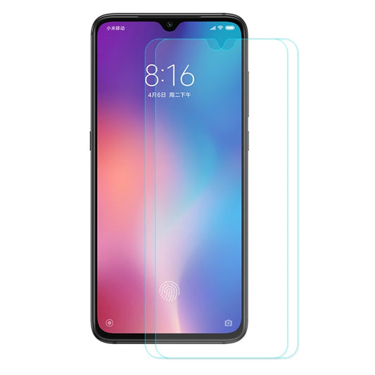 قطعتان من ENKAY Hat-Prince 0.26 مم 9H 2.5D حافة منحنية من الزجاج المقوى لهاتف Xiaomi Mi 9 SE، Xiaomi Mi 9 SE