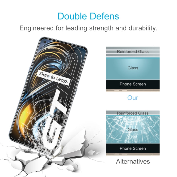 For OPPO Realme GT 5G / Realme GT Master 50 PCS 2.5D Non-Full Screen Tempered Glass Film, For OPPO Realme GT 5G / Realme GT Master (50 PCS)