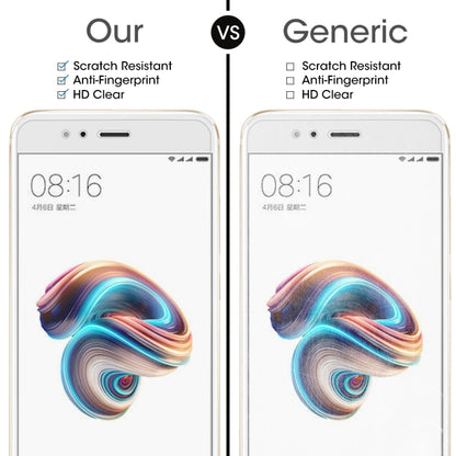 50 قطعة لهاتف Xiaomi Mi 5X / A1 0.26 مم، صلابة سطح 9H 2.5D، شاشة كاملة مقاومة للانفجار، زجاج مقسّى، بدون عبوة للبيع بالتجزئة، لهاتف Mi 5X (50 قطعة)