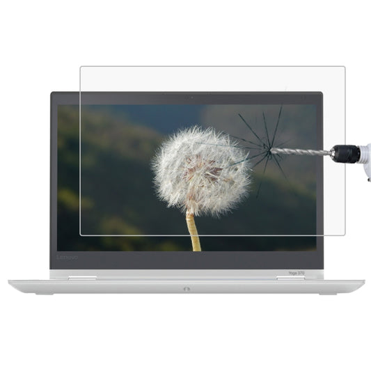 غشاء زجاجي مقوى كامل الشاشة بسمك 0.4 مم ودرجة صلابة سطح 9H لجهاز Lenovo ThinkPad Yoga 370 مقاس 13.3 بوصة، Yoga 370