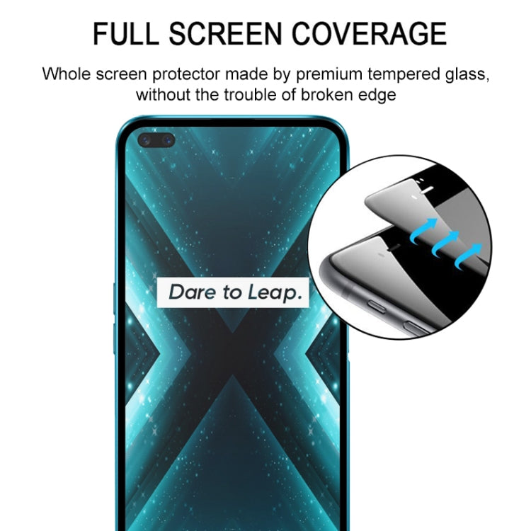 For OPPO Realme X3 25 PCS Full Glue Full Screen Tempered Glass Film, For OPPO Realme X3