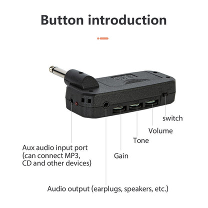 JOYO JA-03 Lead Distortion Mini Portable Electric Guitar Effector, Lead Distortion
