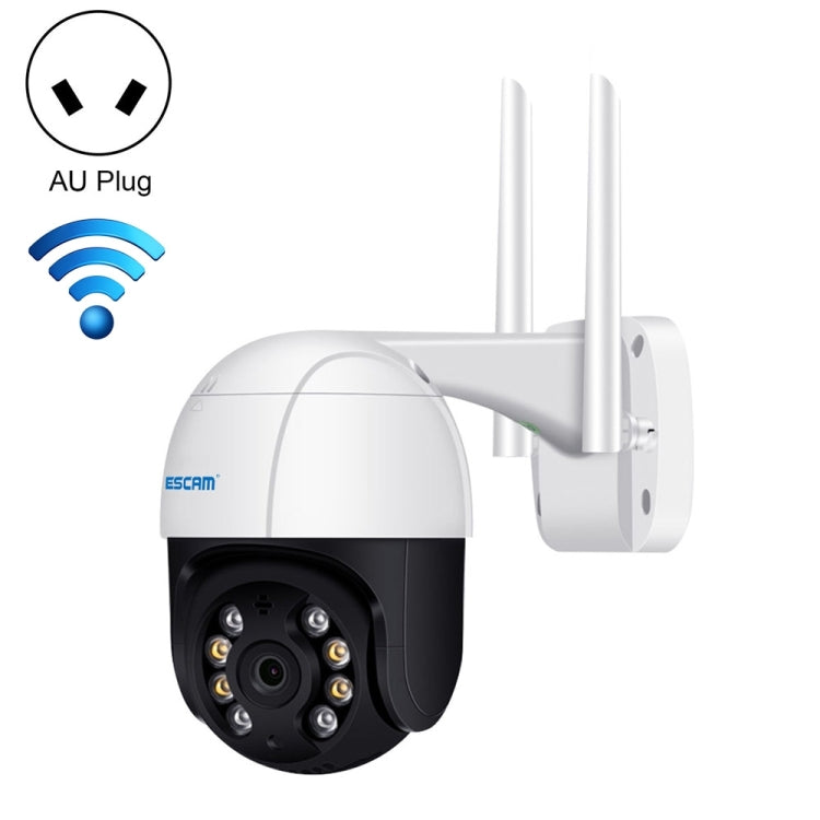 كاميرا ESCAM QF218 1080P Pan / Tilt AI Humanoid Detection IP66 مقاومة للماء وواي فاي IP، تدعم ONVIF / الرؤية الليلية / بطاقة TF / صوت ثنائي الاتجاه، قابس أمريكي، NC1228AU، NC1228EU، NC1228UK، NC1228US