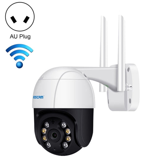كاميرا ESCAM QF218 1080P Pan / Tilt AI Humanoid Detection IP66 مقاومة للماء وواي فاي IP، تدعم ONVIF / الرؤية الليلية / بطاقة TF / صوت ثنائي الاتجاه، قابس أمريكي، NC1228AU، NC1228EU، NC1228UK، NC1228US