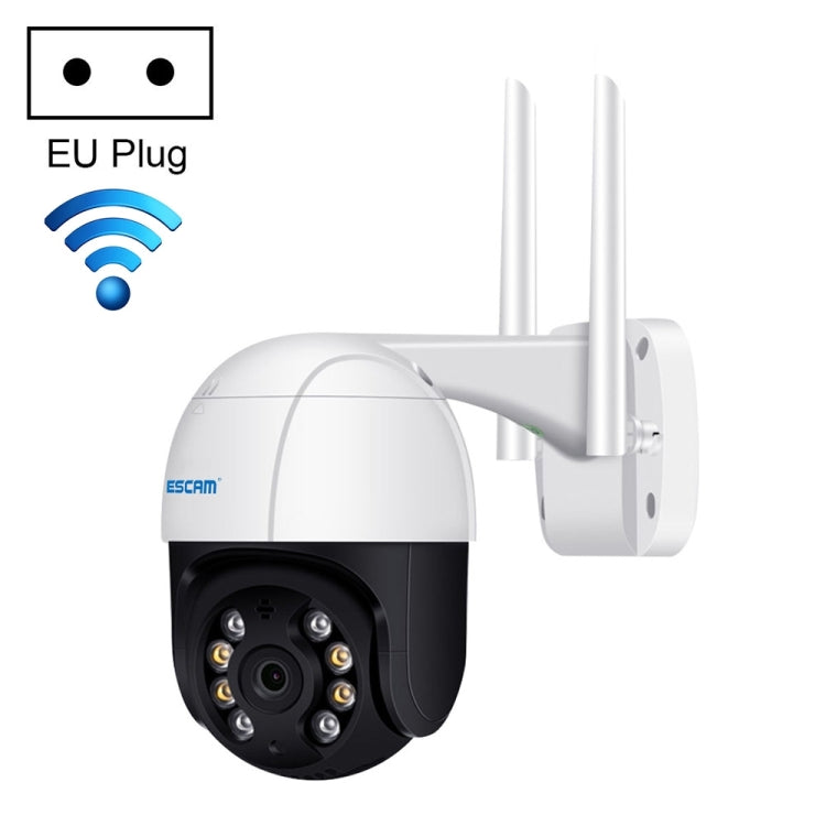 كاميرا ESCAM QF218 1080P Pan / Tilt AI Humanoid Detection IP66 مقاومة للماء وواي فاي IP، تدعم ONVIF / الرؤية الليلية / بطاقة TF / صوت ثنائي الاتجاه، قابس أمريكي، NC1228AU، NC1228EU، NC1228UK، NC1228US