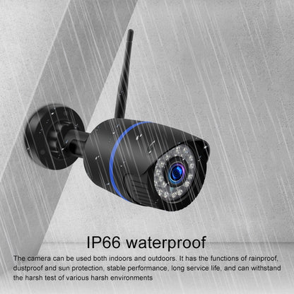 كاميرا IP لاسلكية عالية الدقة 1080 بكسل Q4 بدقة 2.0 مليون بكسل، تدعم كشف الحركة والصوت ثنائي الاتجاه والرؤية الليلية بالأشعة تحت الحمراء وبطاقة TF، قابس أمريكي، Q4