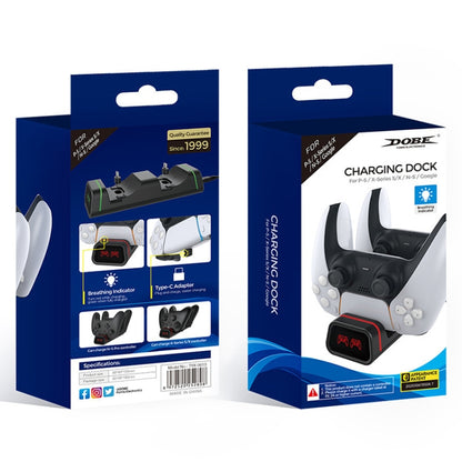 قاعدة شحن مزدوجة لوحدة التحكم DOBE TYX-0613 لجهاز PS5 / Xbox Series X، TYX-0613