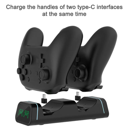 قاعدة شحن مزدوجة لوحدة التحكم DOBE TYX-0613 لجهاز PS5 / Xbox Series X، TYX-0613