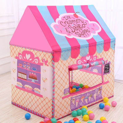 Household Children Printing Play Tent Small Game House