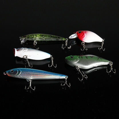 101 PCS Fishing Bait Lure Kit Fishing Tackle