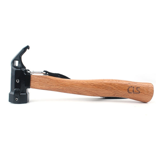 CLS-Outdoor Hexagonal Brass Brass Multi-function Nail Puller Shark Hammer, Shark Hammer