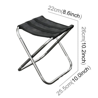 Outdoor Portable Folding Stool, Size: 25*22*26cm, 8013
